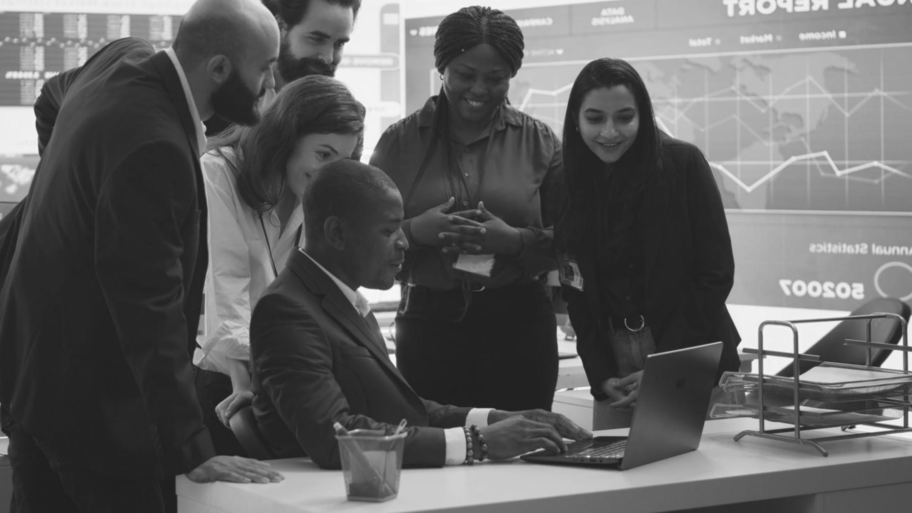 Professional team meeting discussing business formation strategies